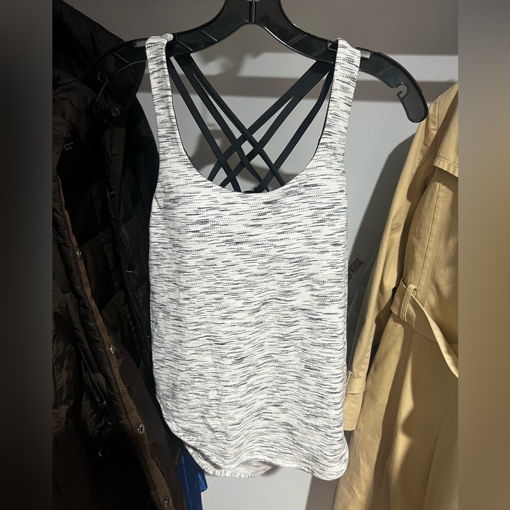 Lululemon Athletica Strappy Back Tank Top - Gray